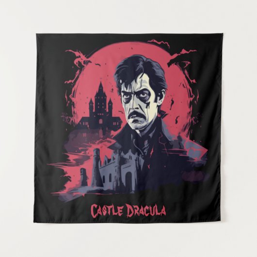 Gotische nachtmerrie wandkleed (Voorkant)