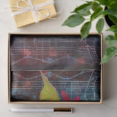 Gotische Neon Roze Rose Decoupage Tissuepapier (Geschenk)