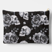 Gotische occulte schedel en Rozen Etui (Achterkant)