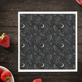 Gotische Onyx Hemelse Raaf Servet