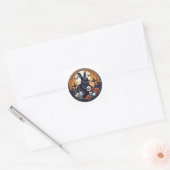 Gotische opstanding vierkante sticker (Envelop)