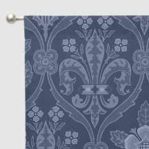 Gotische Opwekking Rozen en Lelies Gordijn