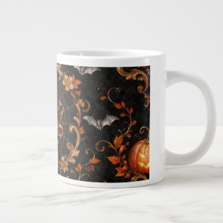 Gotische oranje pompoen speciale jumbo mok