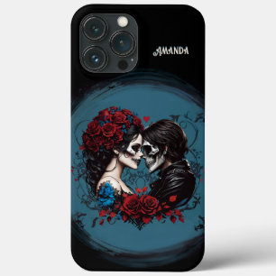 Gotische Paar Liefhebbers Valentijnsdag Vakantie Case-Mate iPhone Case