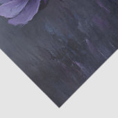 Gotische Paarse Bloemen Schilderen Decoupage Tissuepapier (Detail)