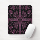 Gotische paarse en zwarte kruis mousepad muismat (Met muis)