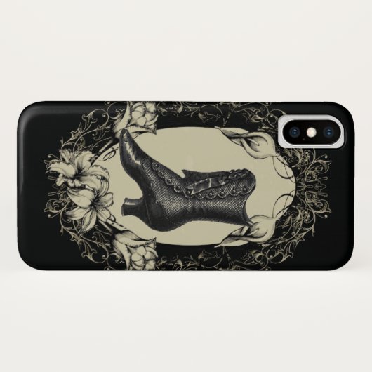 Gotische Parijse  schoen steampunk Victoriaans Case-Mate iPhone Case (Achterkant (horizontaal))