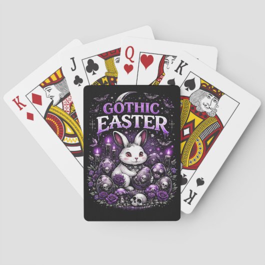 Gotische Pasen Pokerkaarten (Achterkant)