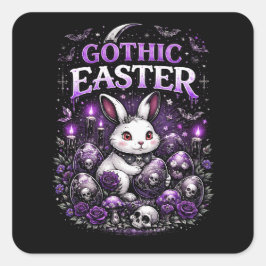 Gotische Pasen Vierkante Sticker