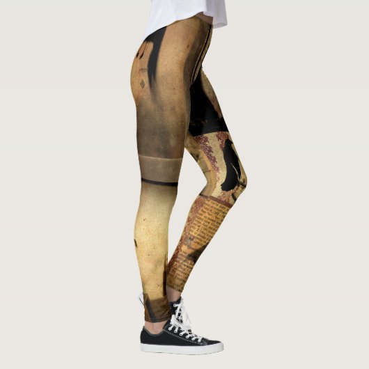 Gotische patches leggings (Rechts)