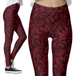 Gotische Patroon Leggings - Gotische Nostalgie<br><div class="desc">Rode Gotische Patroon Leggings - Gotische Nostalgie, Victoriaans Gothic Esthetische, Donkere en betoverende stijl Stap in de wereld van gotische allure met onze Gotische Patroon Leggings. Omarm de beklijvende charme van Halloween met deze leggings die een Victoriaans gothic esthetiek uitstralen. Het -geïnspireerde ontwerp neemt je mee op een reis van...</div>