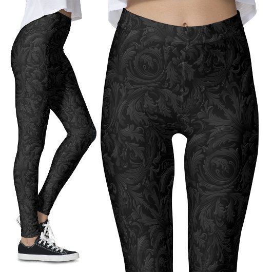  Gotische Patroon Leggings - Gotische Nostalgie