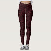  Gotische Patroon Leggings - Gotische Nostalgie (Voorkant)