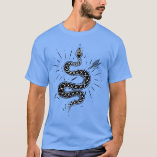 Gotische Pijl Slang Magic Wicca Satan Occult T-shirt