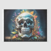 Gotische Pop Schedel - Decoupage - Tissuepapier (Voorkant)