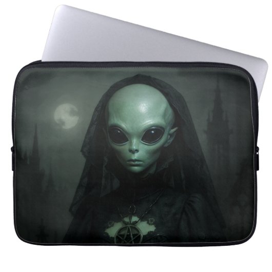 Gotische priesteres van de maan laptop sleeve (Voorkant)