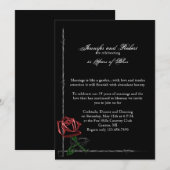 Gotische Prikkeldraad en Roze Huwelijksverjaardag Kaart (Voorkant / Achterkant)