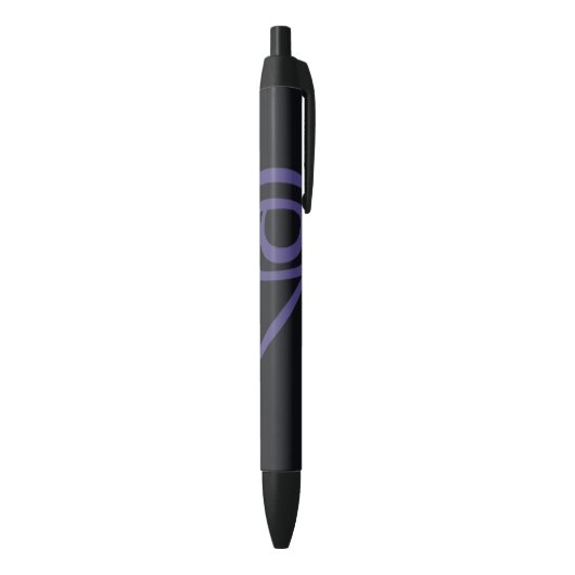 GOTISCHE PROUDVLAG ZWARTE INKT PEN (Achterkant (Verticaal))