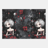 Gotische Punk alternatief kerst fee Inpakpapier Vel (Voorkant 3)