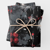 Gotische Punk alternatief kerst fee Inpakpapier Vel (In situ)