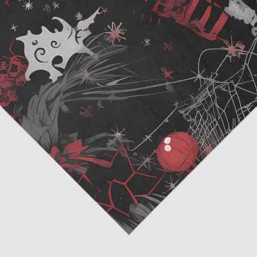 Gotische Punk alternatief kerst fee Tissuepapier (Detail)