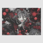 Gotische Punk alternatief kerst fee Tissuepapier (Voorkant)