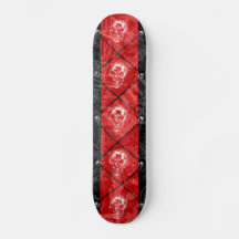 Gotische Punk Skulls Skateboard Deck
