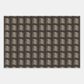 Gotische  R.I.P. grafsteen en herfstbladeren Inpakpapier Vel (Voorkant 2)