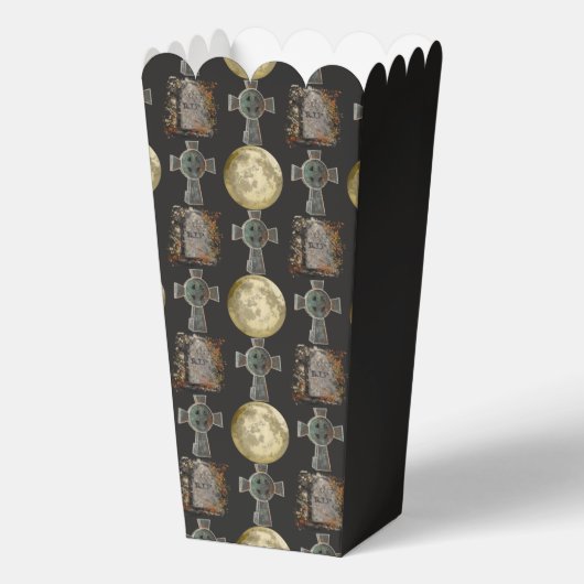 Gotische R.I.P. Hoofdsteen Keltisch Kruis Volle Ma Bedankdoosjes (Voorkant)