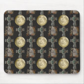 Gotische R.I.P. Hoofdsteen Keltisch Kruis Volle Ma Muismat (Voorkant)