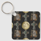 Gotische R.I.P. Hoofdsteen Keltisch Kruis Volle Ma Sleutelhanger (Voorkant)