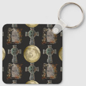 Gotische R.I.P. Hoofdsteen Keltisch Kruis Volle Ma Sleutelhanger (Achterkant)