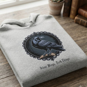 Gotische Raaf Donkere Academische Alternatieve Sti Hoodie