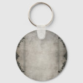 Gotische raaf met naam sleutelhanger (Achterkant)