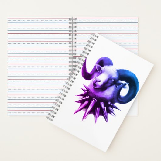 Gotische ram notitieboek (Binnen)