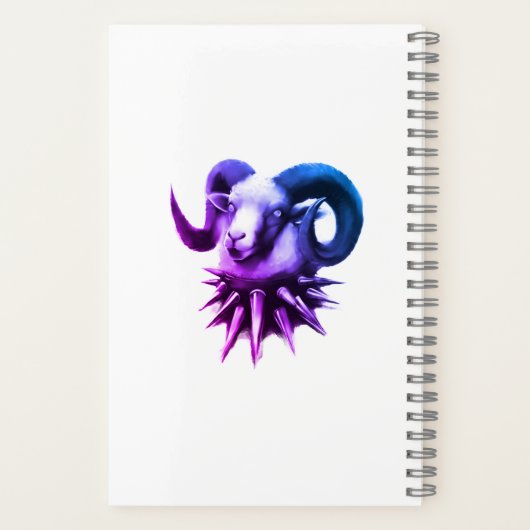 Gotische ram notitieboek (Achterkant)