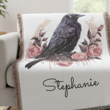 Gotische Raven Bloemendekor Donkere Academics