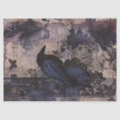  Gotische Raven Decoupage Tissuepapier (Voorkant)