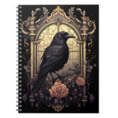 Gotische Raven, Raven Magic Kleding Notitieboek (Voorkant)
