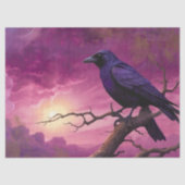  Gotische Raven van Violet Horizon Decoupage Tissuepapier (Voorkant)