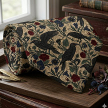 Gotische Raven Vintage Bloemige Bruiloft