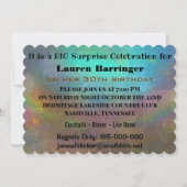 Gotische Renaissance Oude Wereld Verrassingsfeest Kaart (Achterkant)