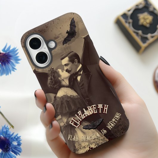 Gotische Retro Dracula Halloween Case-Mate iPhone Case