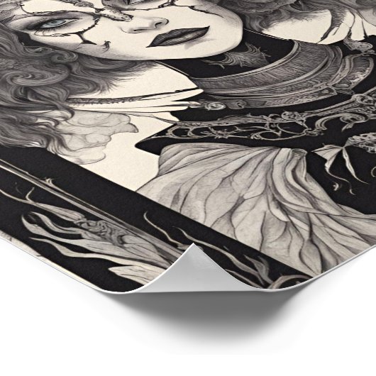 Gotische reverie de monarch poster (Hoek)