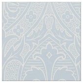 Gotische revival Fleur de Lys - Misty Blue Stof (Close Up)