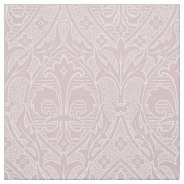 Gotische revival Fleur de Lys - Muted Pink Stof
