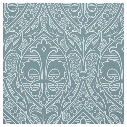 Gotische revival Fleur de Lys - Regen Stof (Swatch)