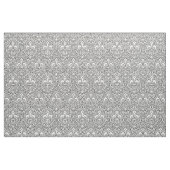 Gotische Revival Fleur de Lys - Zwart-wit Stof (Yard (91,4 cm))