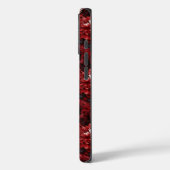 Gotische rode chrysanthemum donkere bloem Case-Mate iPhone case (Achterkant / Links)