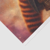 Gotische Rode Panda Dromerige Decoupage Tissuepapier (Detail)